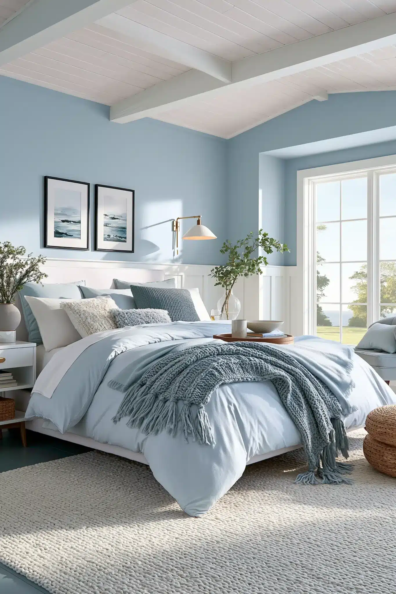29 Light Blue And White Bedroom Ideas For A Space That Stays Crisp ...