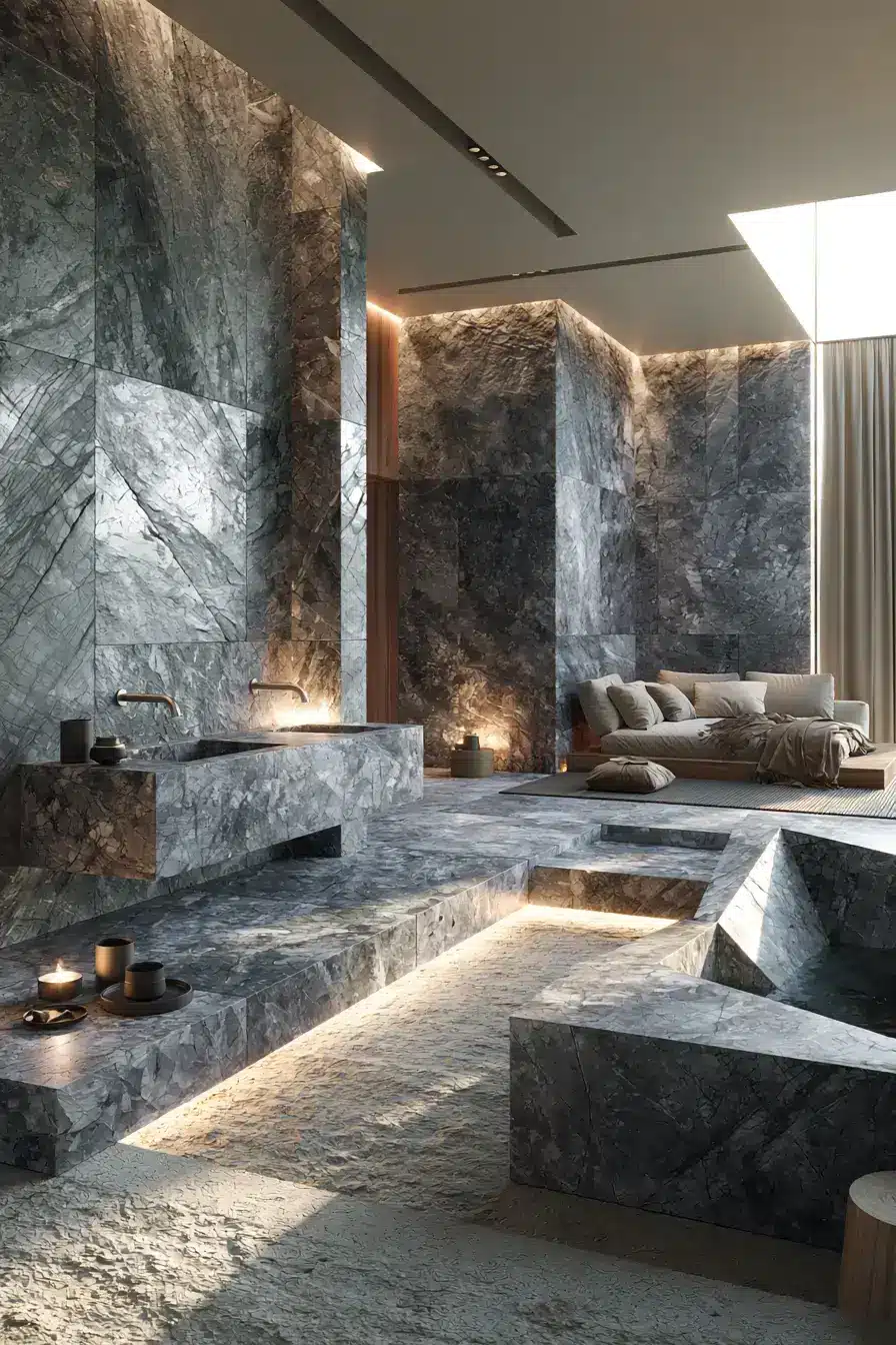 29 Stone Bathroom Ideas for a Calm, Spa-Like Room stone bathroom