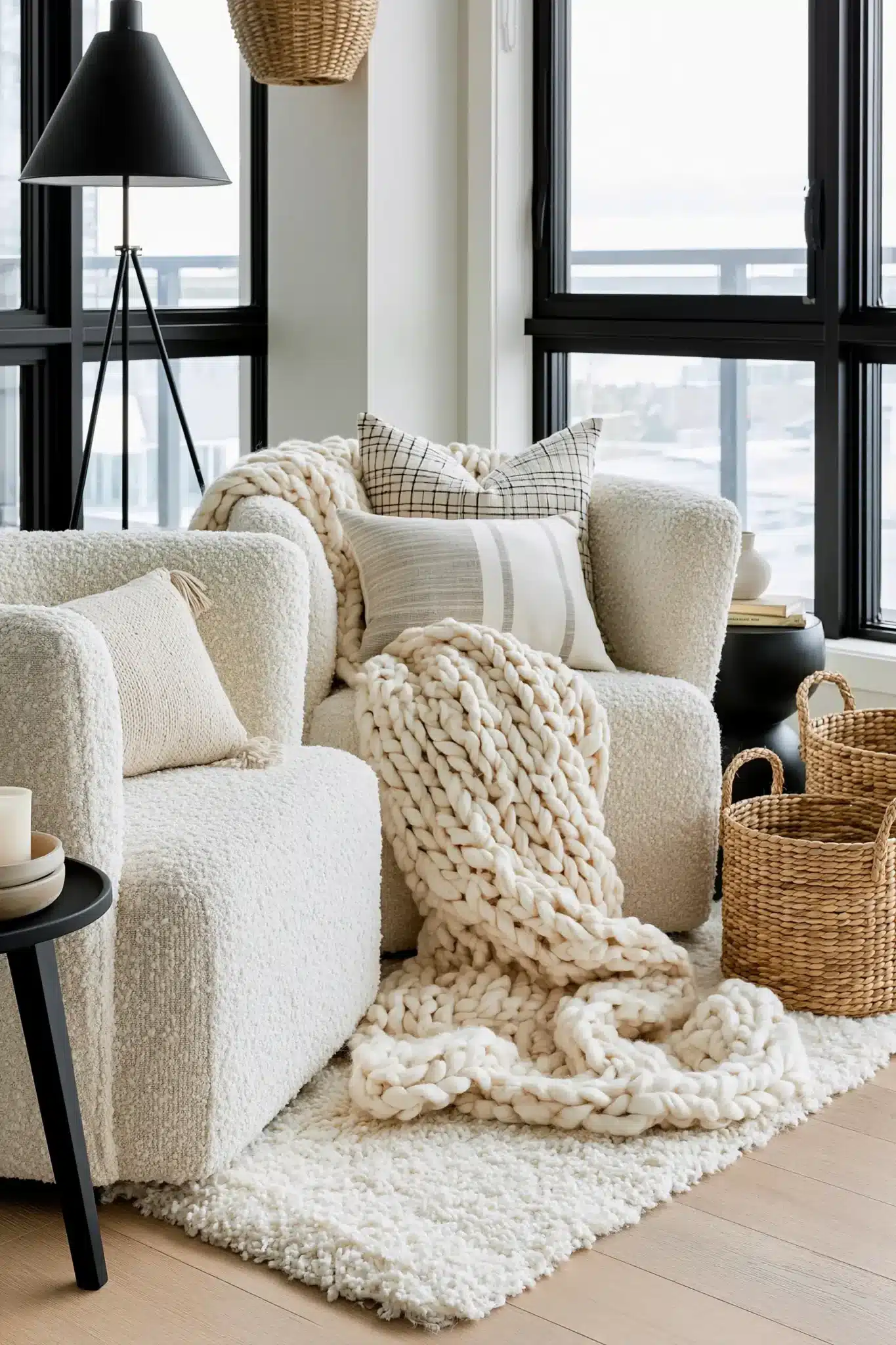 29 Black and White Living Room Decor Ideas for a Space With Real Contrast black and white living room decor