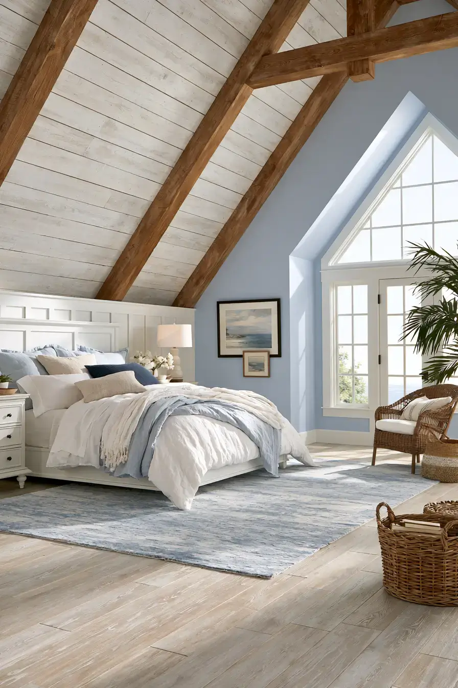 29 Nautical Bedroom Ideas with a Rope Headboard