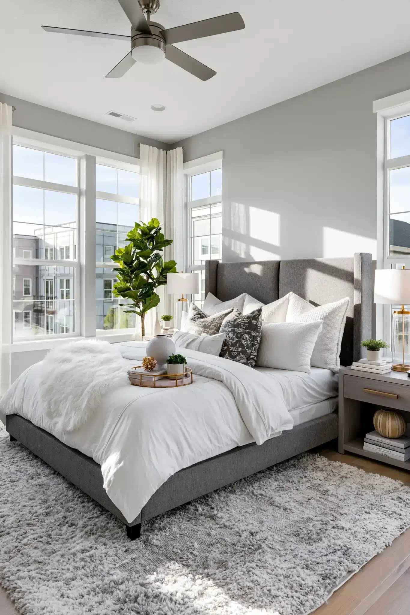 29 Grey and White Bedroom Ideas for a Space That Stays Timeless grey and white bedroom ideas