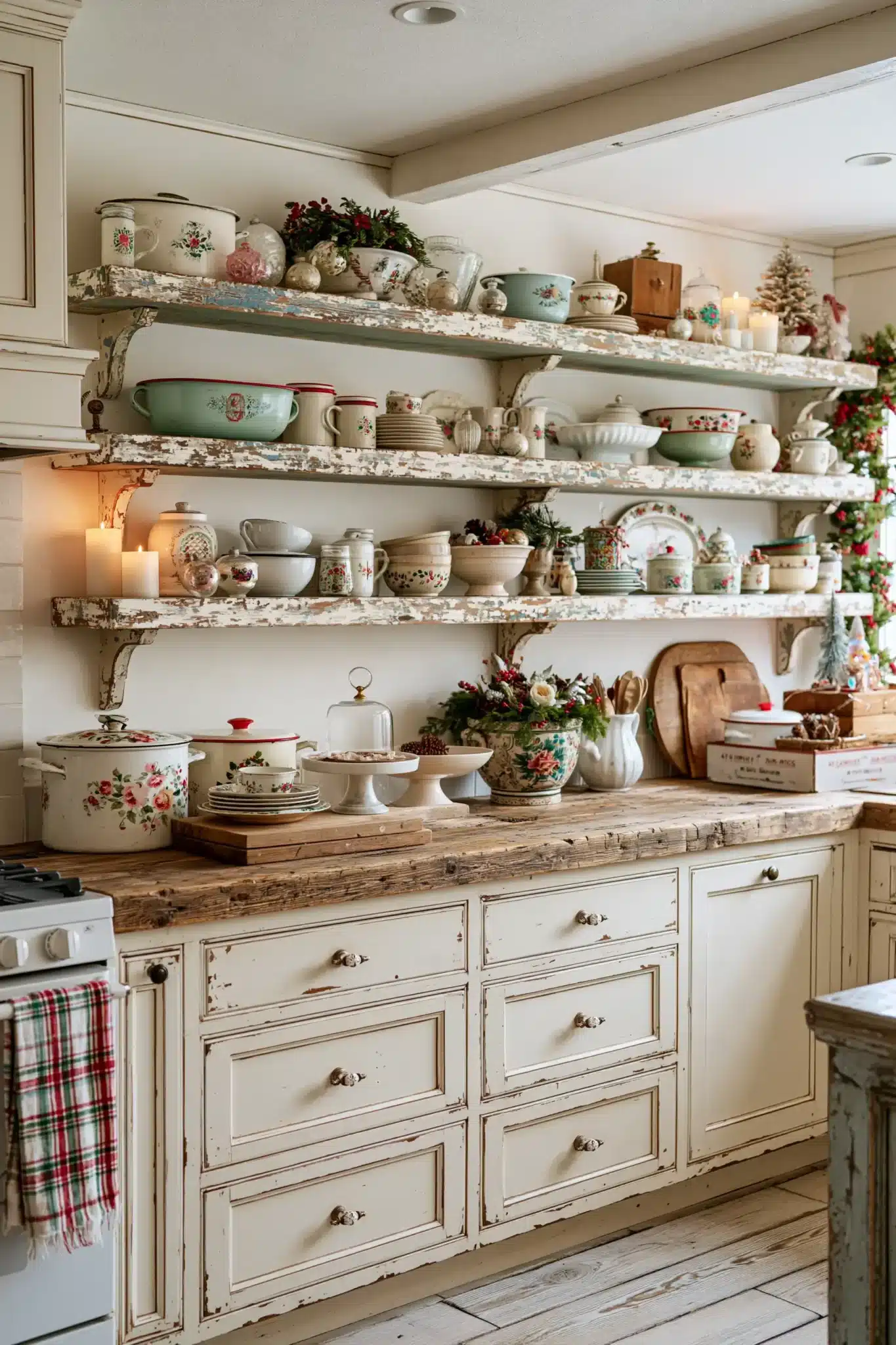 29 Christmas Kitchen Decor Ideas That Make the Heart of the Home Feel Like the Holidays christmas kitchen decor