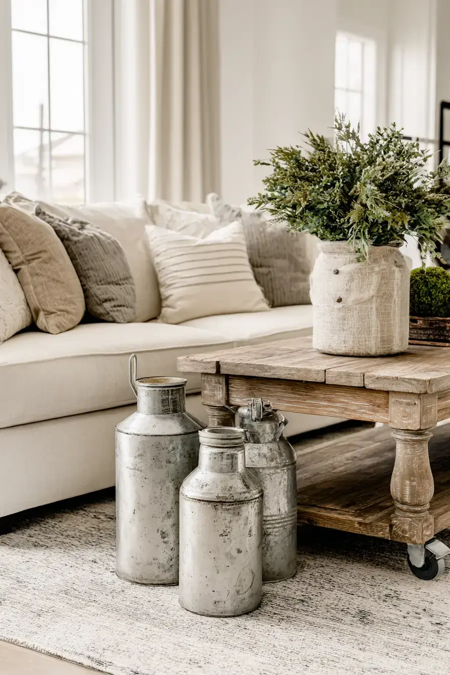 29 Vintage Milk Can Decor Ideas with a Front Porch Row