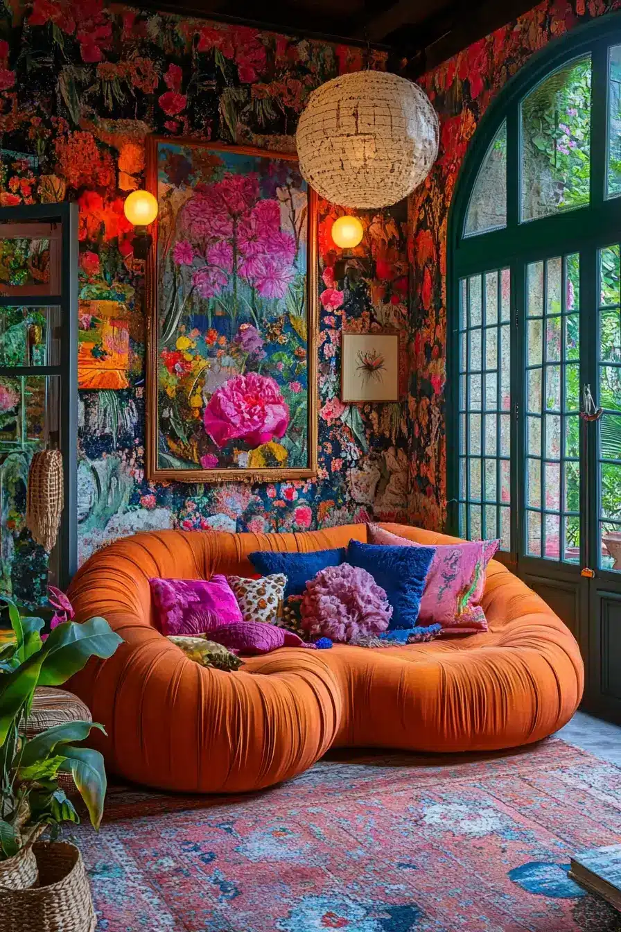 29 Eclectic Maximalism Ideas with a Gallery Wall of Frames
