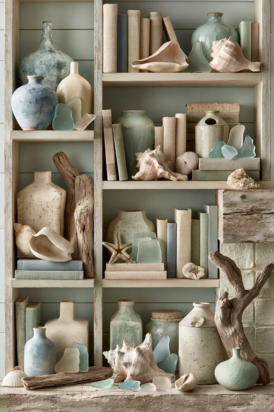 29 Driftwood Decor Ideas with a Weathered Wall Shelf