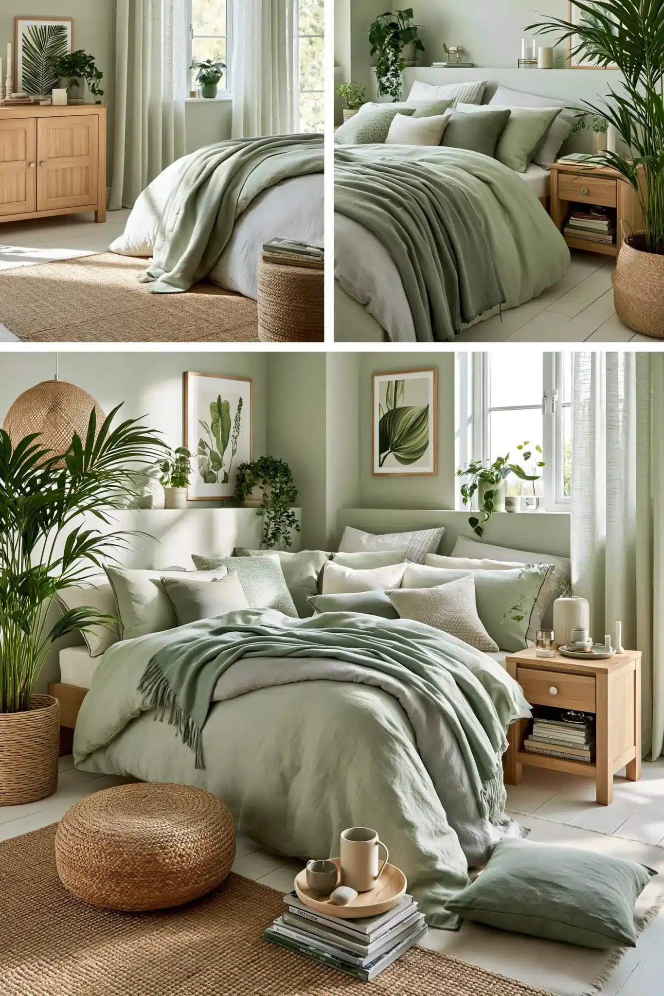 29 Sage Green and Grey Bedroom Ideas for a Space That Stays Soft sage green and grey bedroom