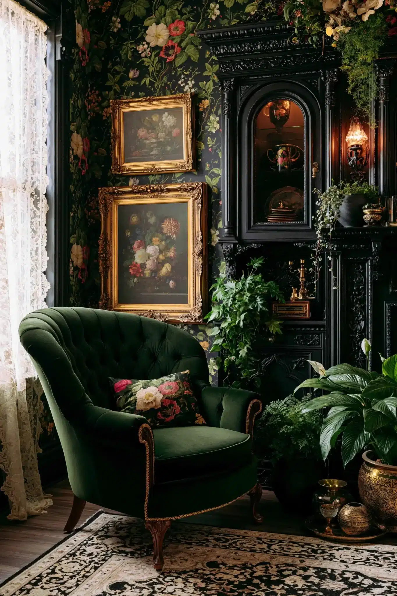 29 Victorian Gothic Decor Ideas for a Study With Pattern and Depth victorian gothic decor