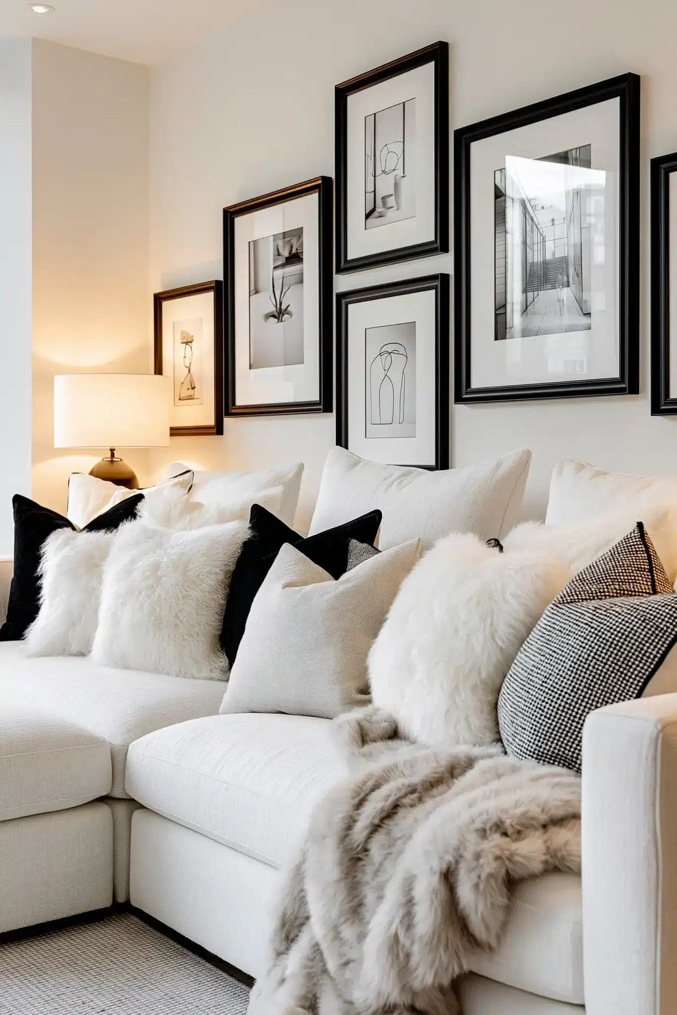29 Black and White Living Room Decor Ideas for a Space With Real Contrast black and white living room decor