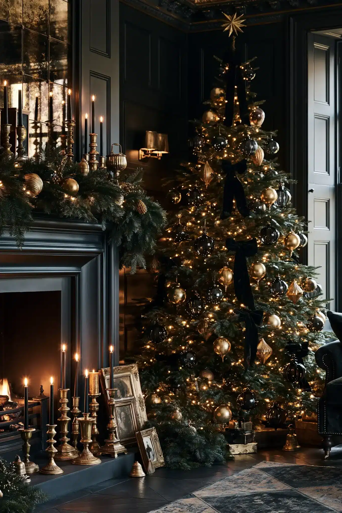 29 Moody Christmas Decor Ideas That Turn Long Evenings Into the Point moody christmas decor