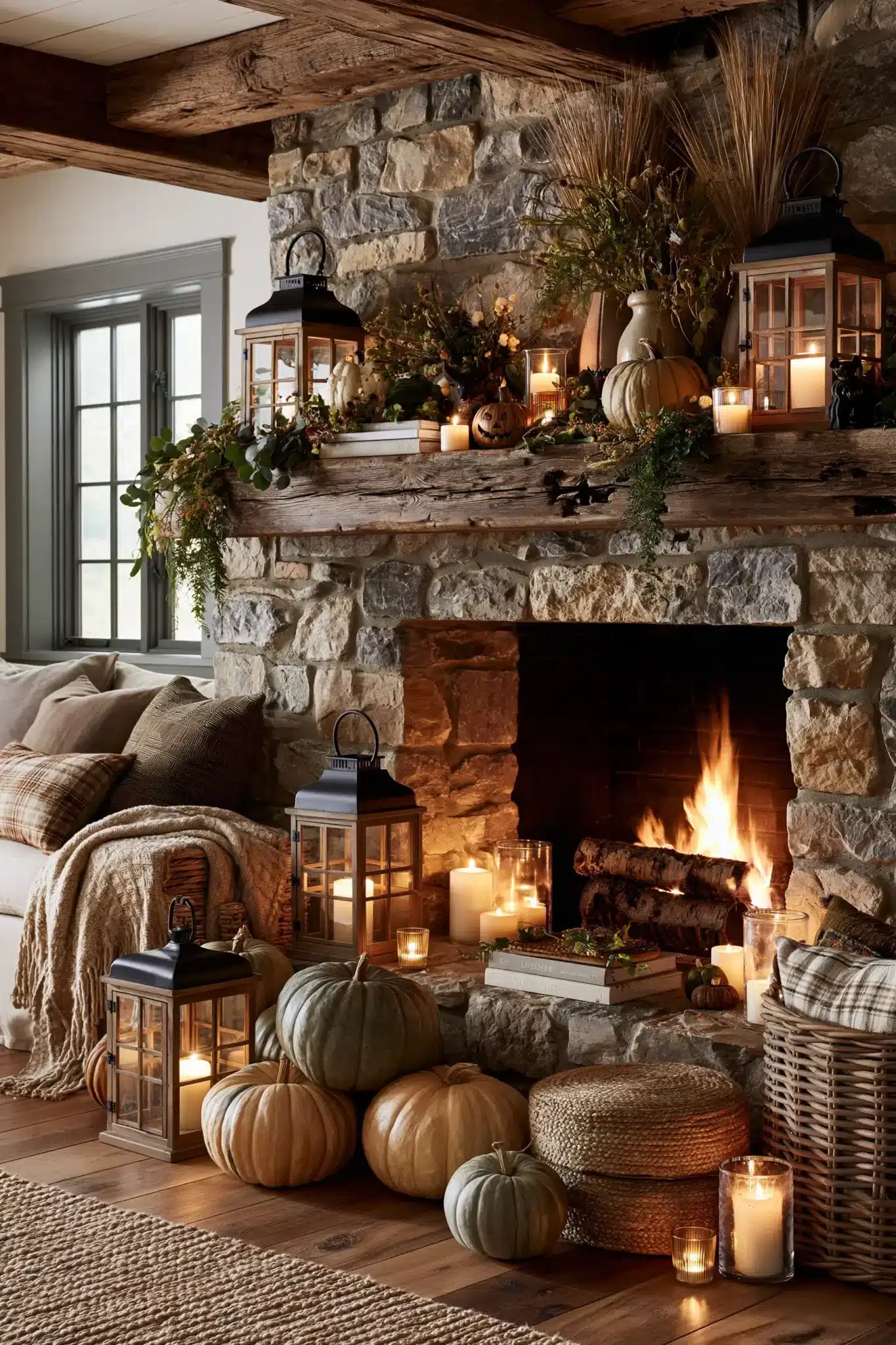 29 Fall Halloween Decor Ideas for a Season That Blends Both Holidays fall halloween decor