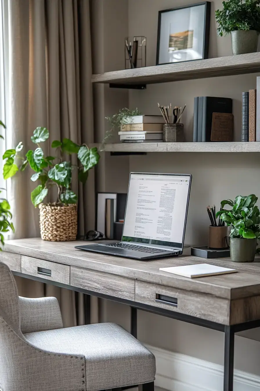 29 Study Desk Decor Ideas with a Cork Board and a Warm Lamp study desk decor