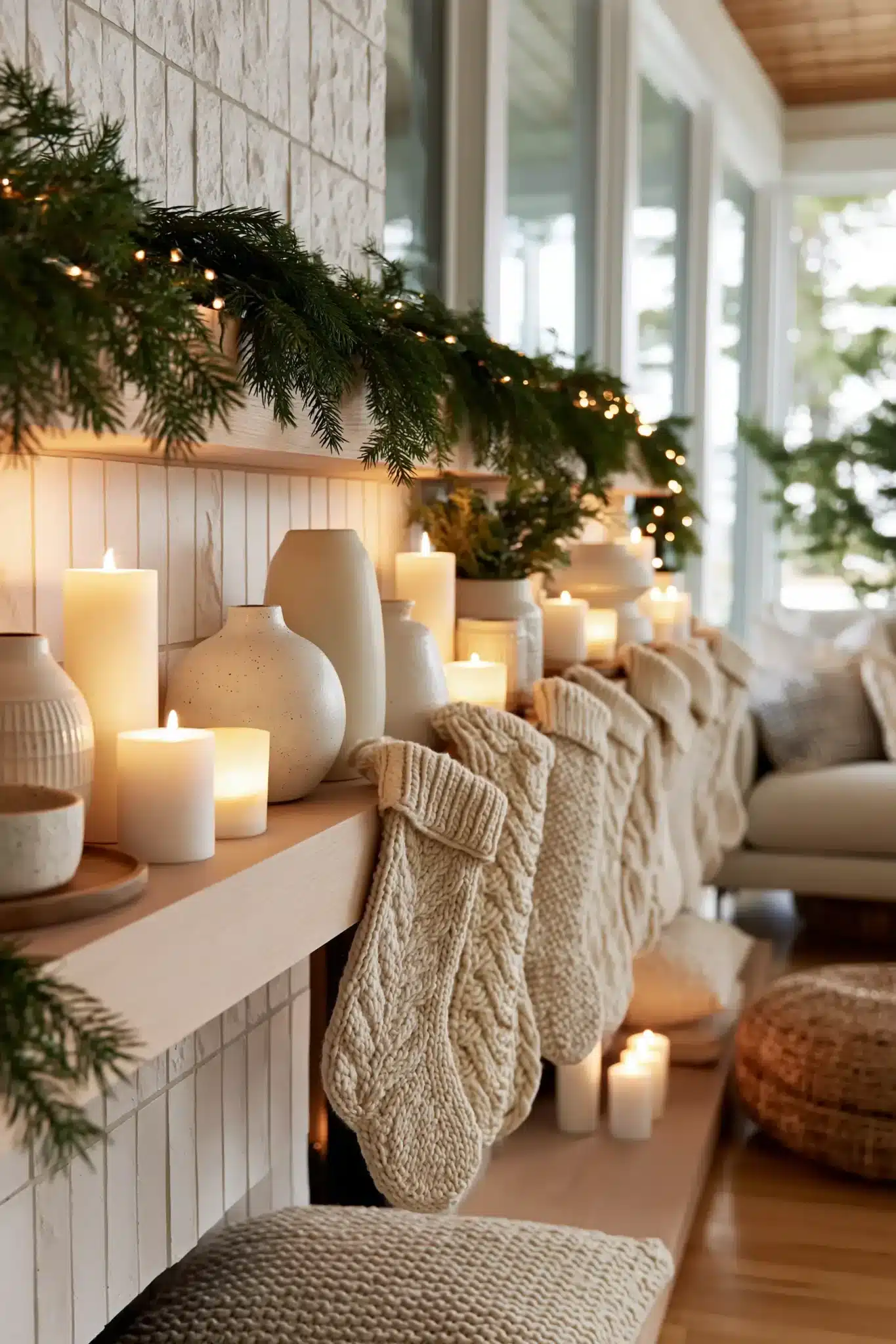 29 Christmas Mantle Decor Ideas for a Hearth That Does Not Compete With the Tree christmas mantle decor