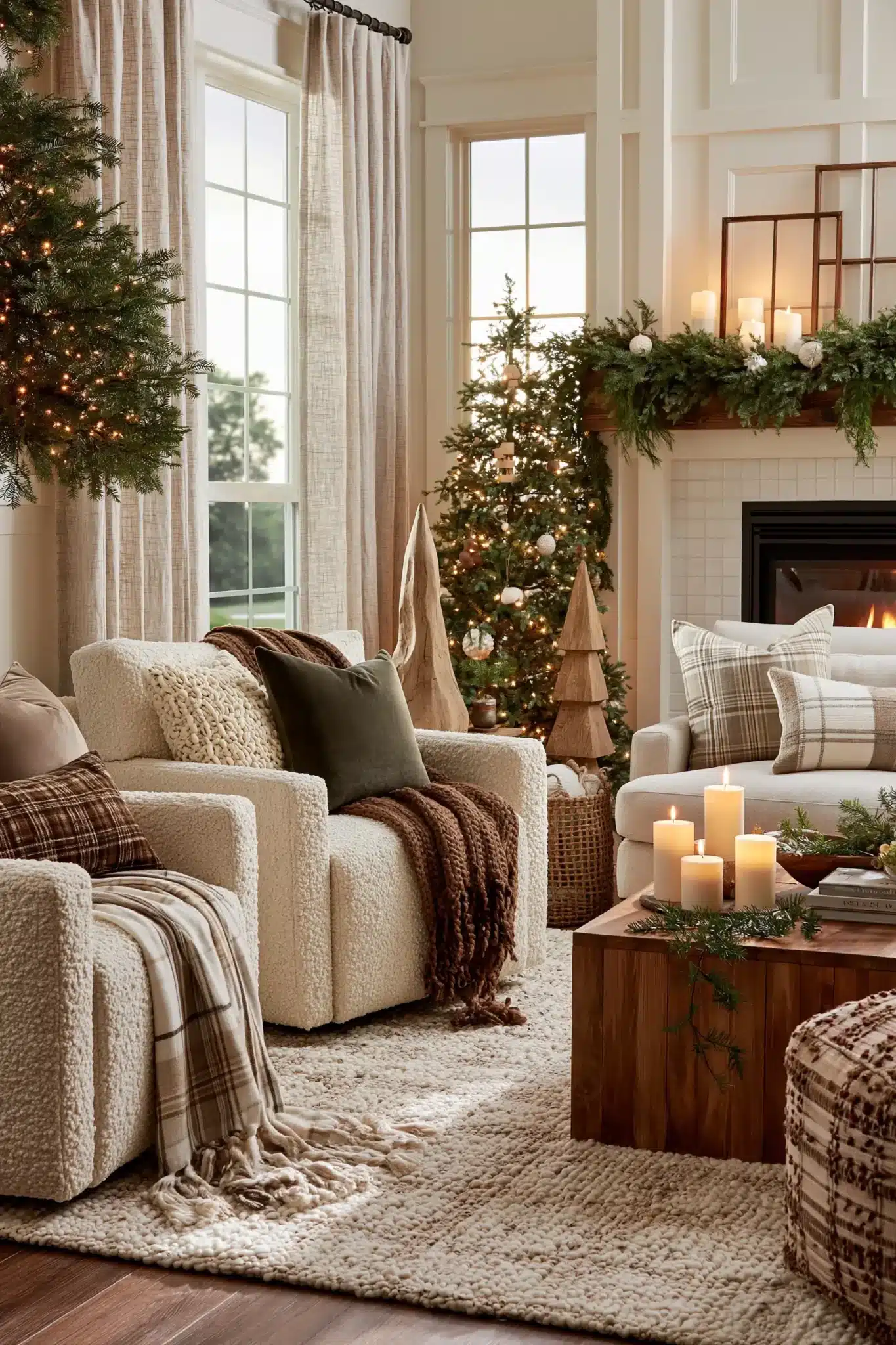 29 Neutral Christmas Decor Ideas That Age Better Than Bright Trends neutral christmas decor