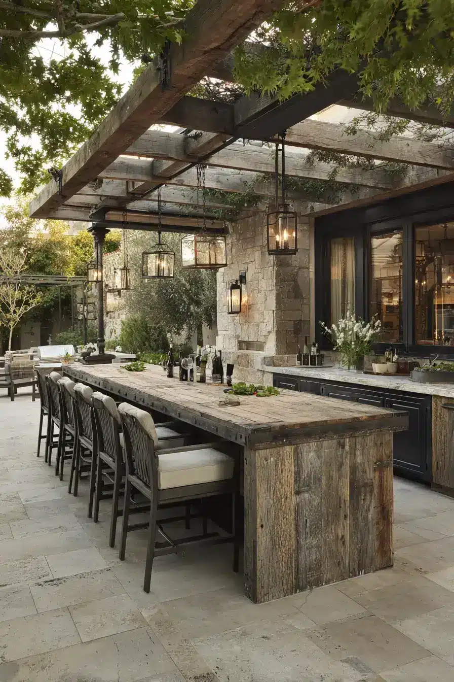 29 Salvage Yard Decor Ideas with a Reclaimed Beam Shelf