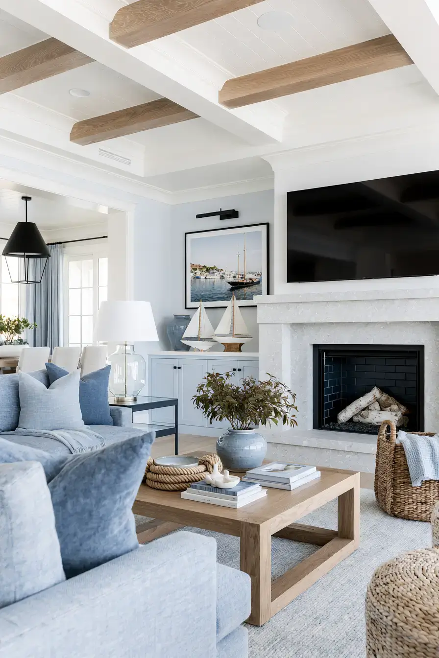 29 Nautical Decor Ideas with a Rope Mirror 29 Nautical Decor Ideas with a Rope Mirror