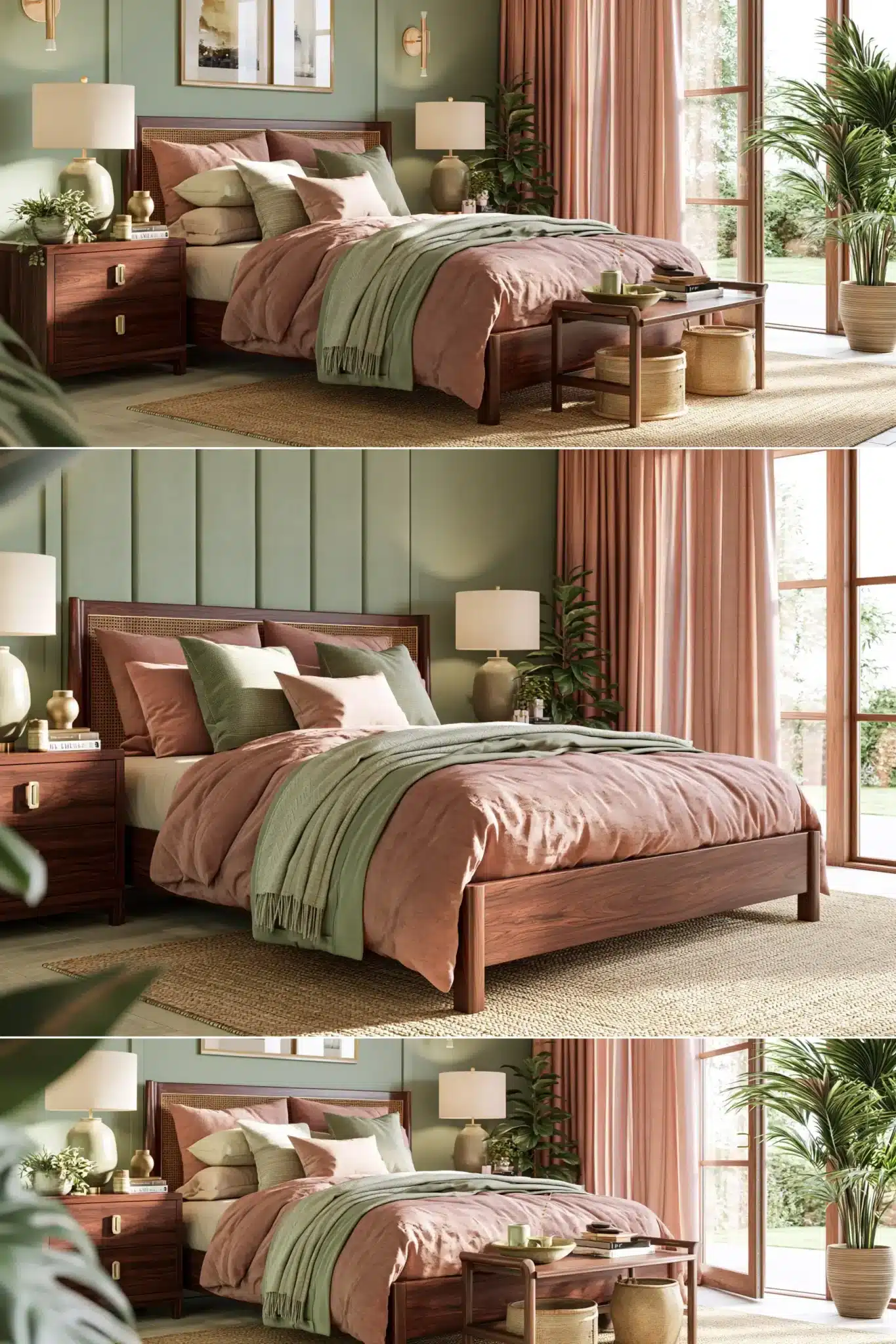 29 Sage Green and Blush Bedroom Ideas for a Room That Feels Gentle sage green and blush bedroom
