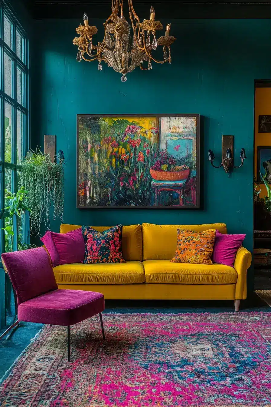 29 Eclectic Maximalism Ideas with a Gallery Wall of Frames