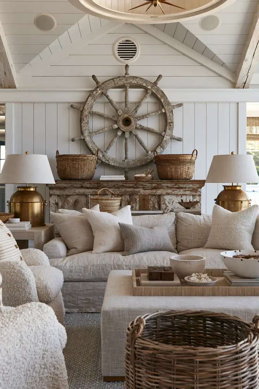 29 Vintage Nautical Decor Ideas with an Old Brass Telescope