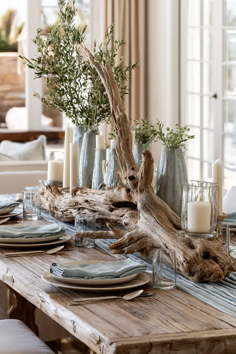 29 Driftwood Decor Ideas with a Weathered Wall Shelf