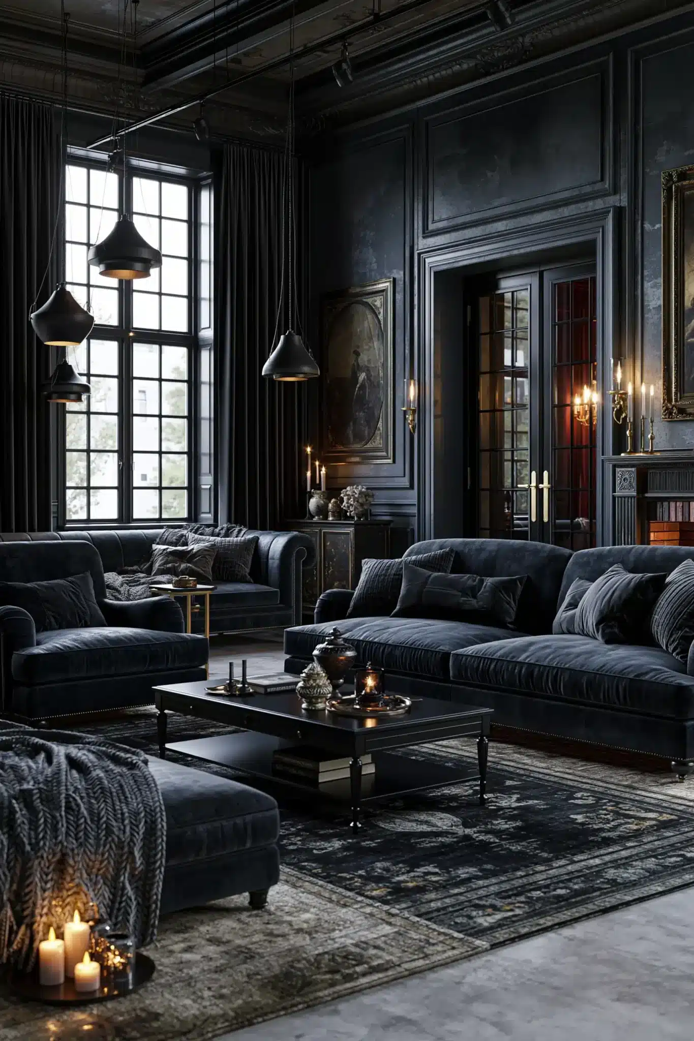 gothic living room