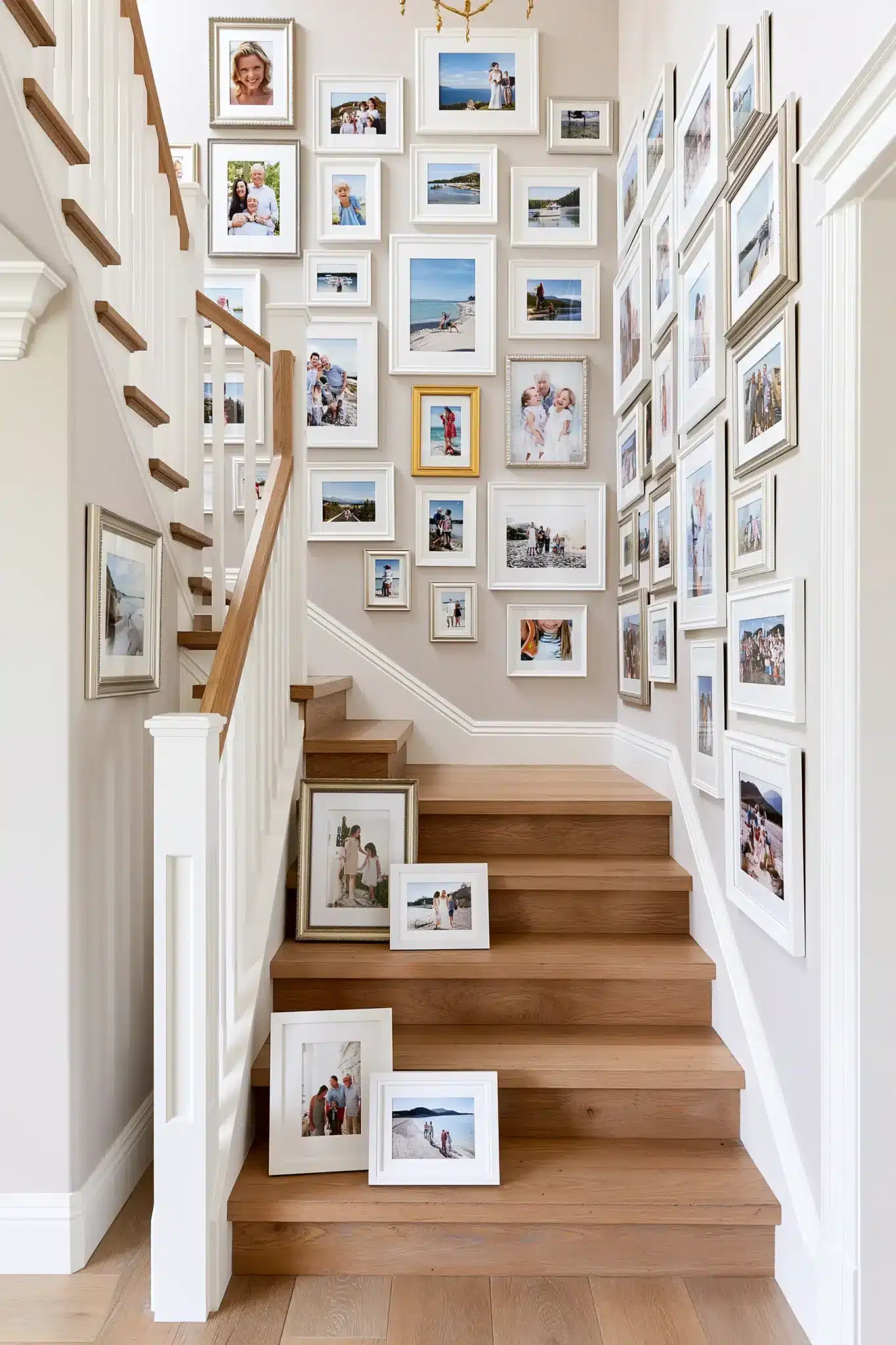 29 Staircase Wall Decor Ideas for a Climb That Feels Curated staircase wall decor
