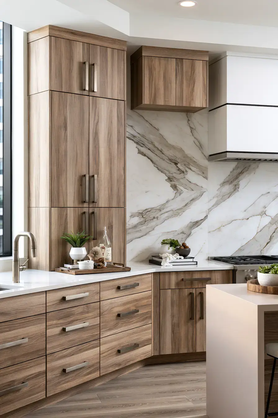 29 Natural Stone Backsplash Kitchen Ideas for a Surface With Real Character natural stone backsplash kitchen