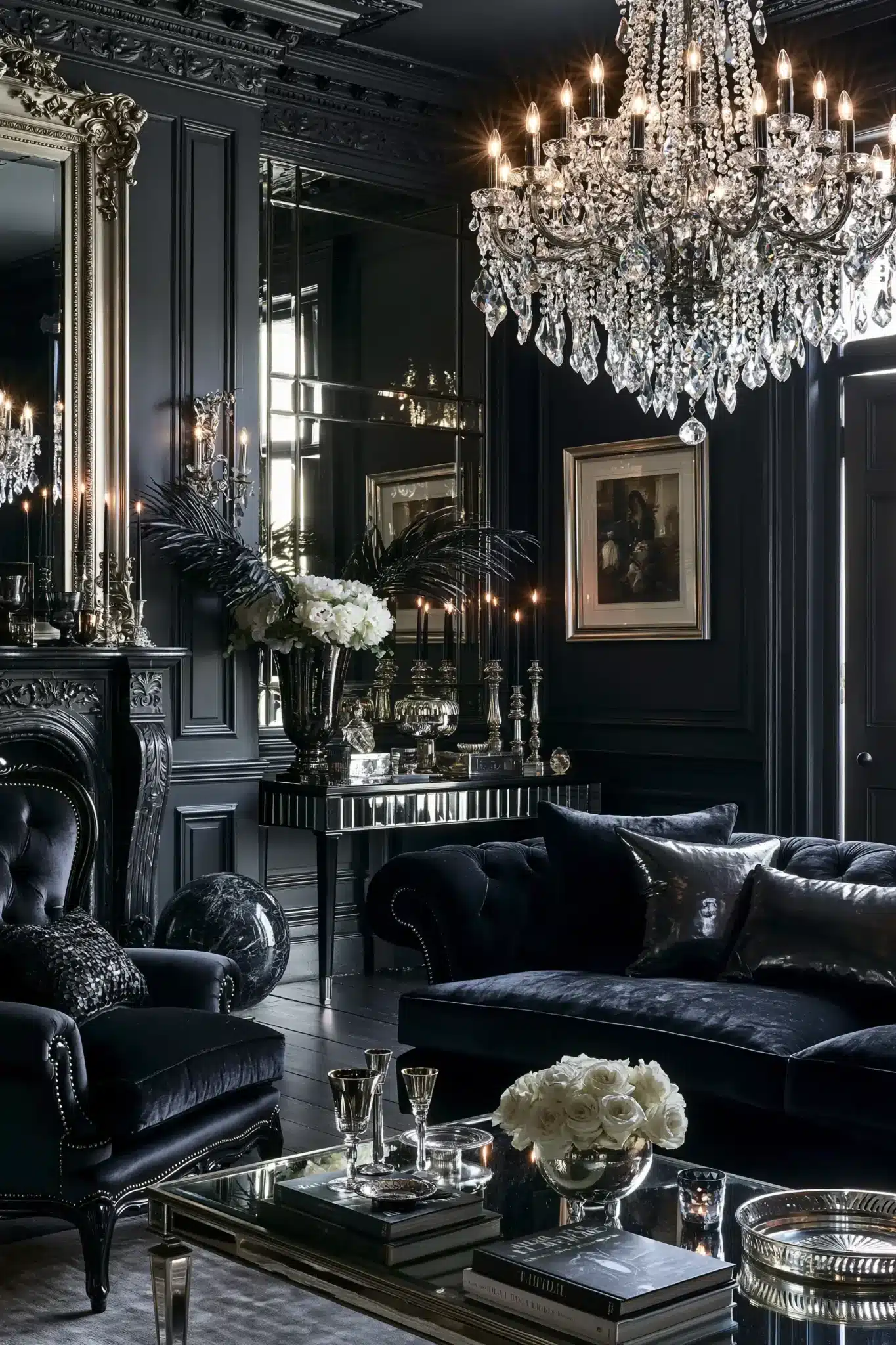 29 Gothic Living Room Ideas for a Space With Vaulted Drama gothic living room