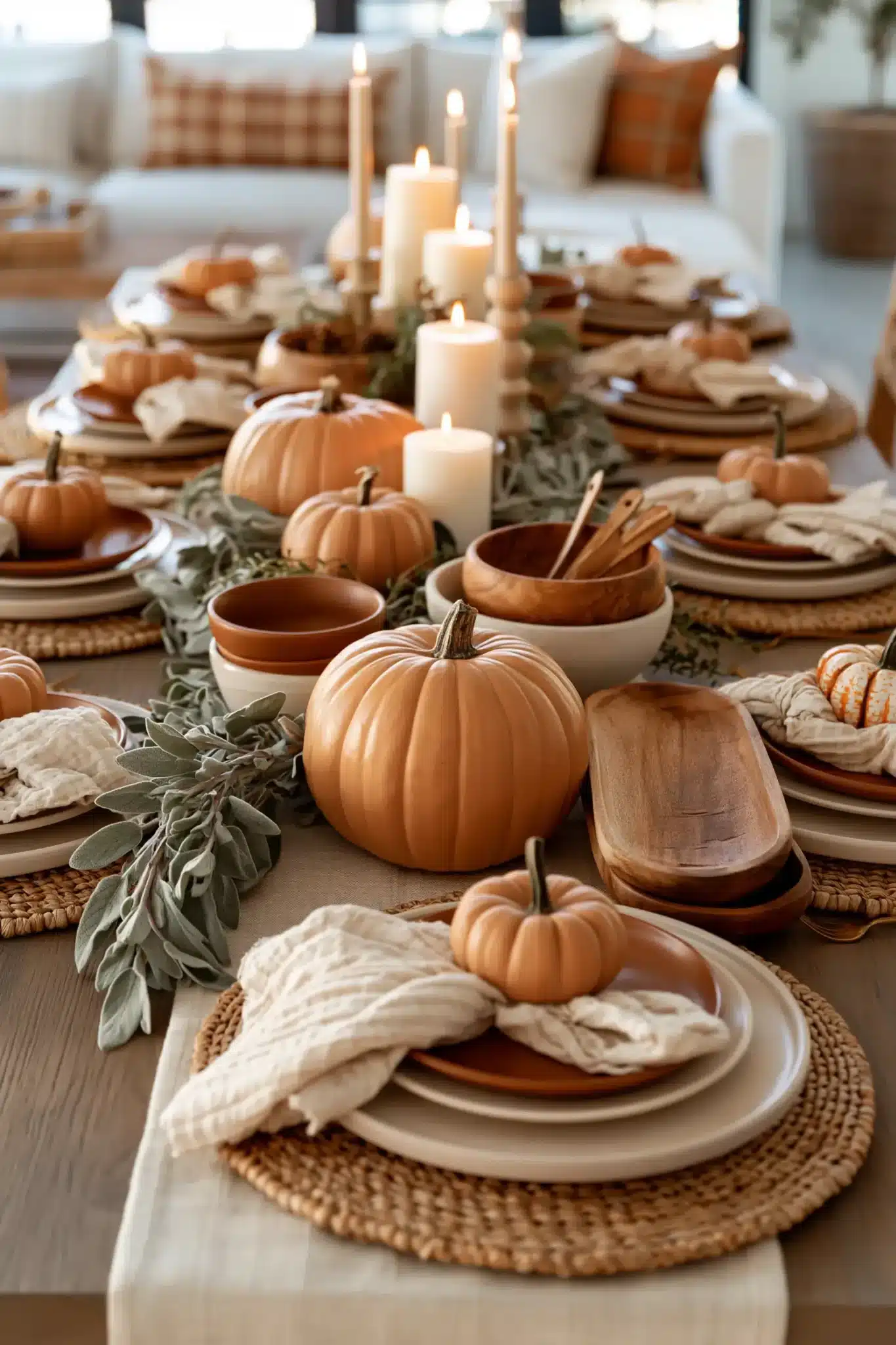 29 Simple Thanksgiving Table Decor Ideas for a Table That Feels Calm simple thanksgiving table decor