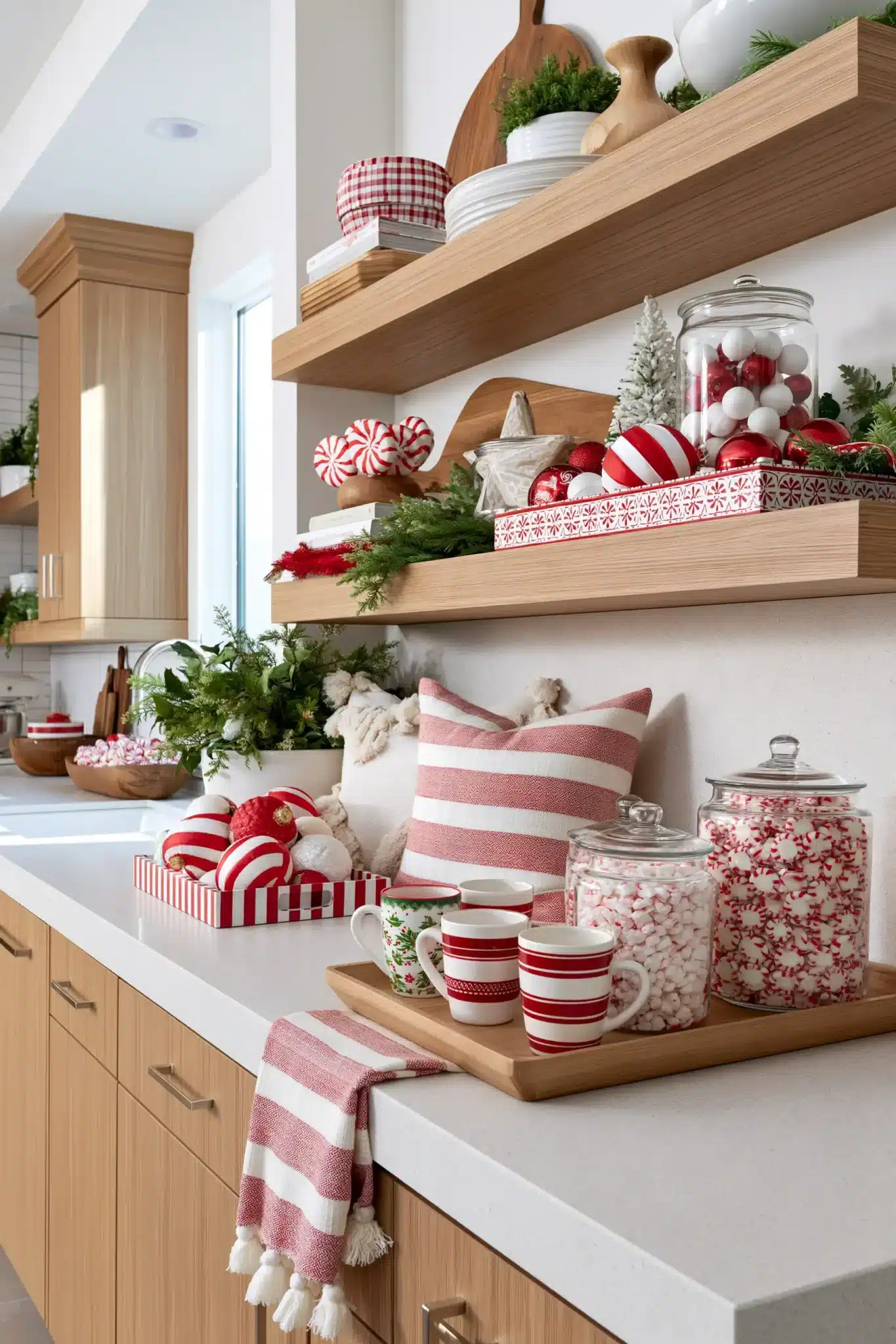 29 Christmas Kitchen Decor Ideas That Make the Heart of the Home Feel Like the Holidays christmas kitchen decor