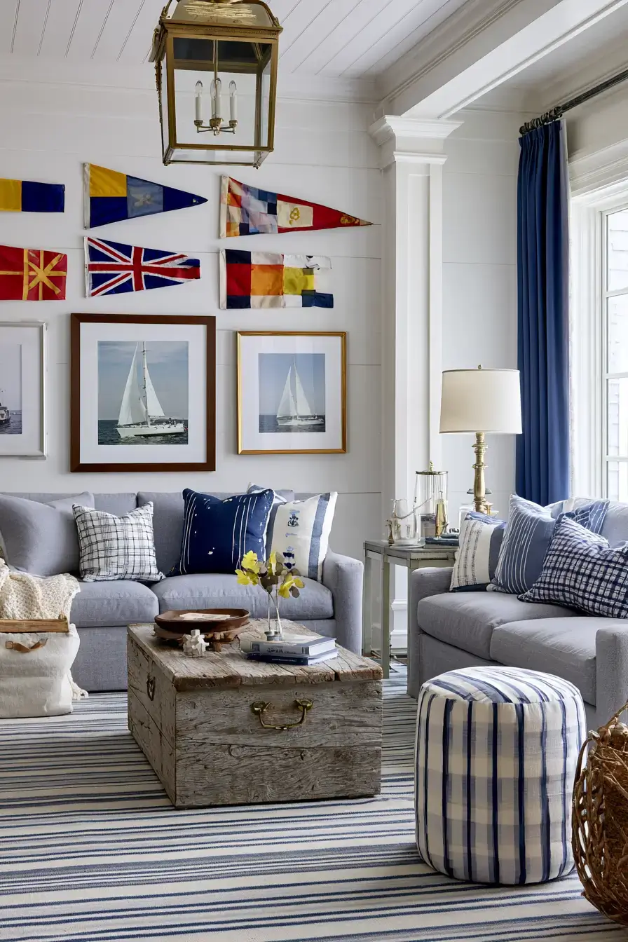 29 Vintage Nautical Decor Ideas with an Old Brass Telescope