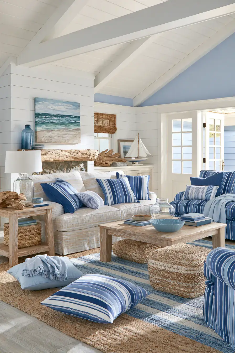 29 Nautical Decor Ideas with a Rope Mirror 29 Nautical Decor Ideas with a Rope Mirror
