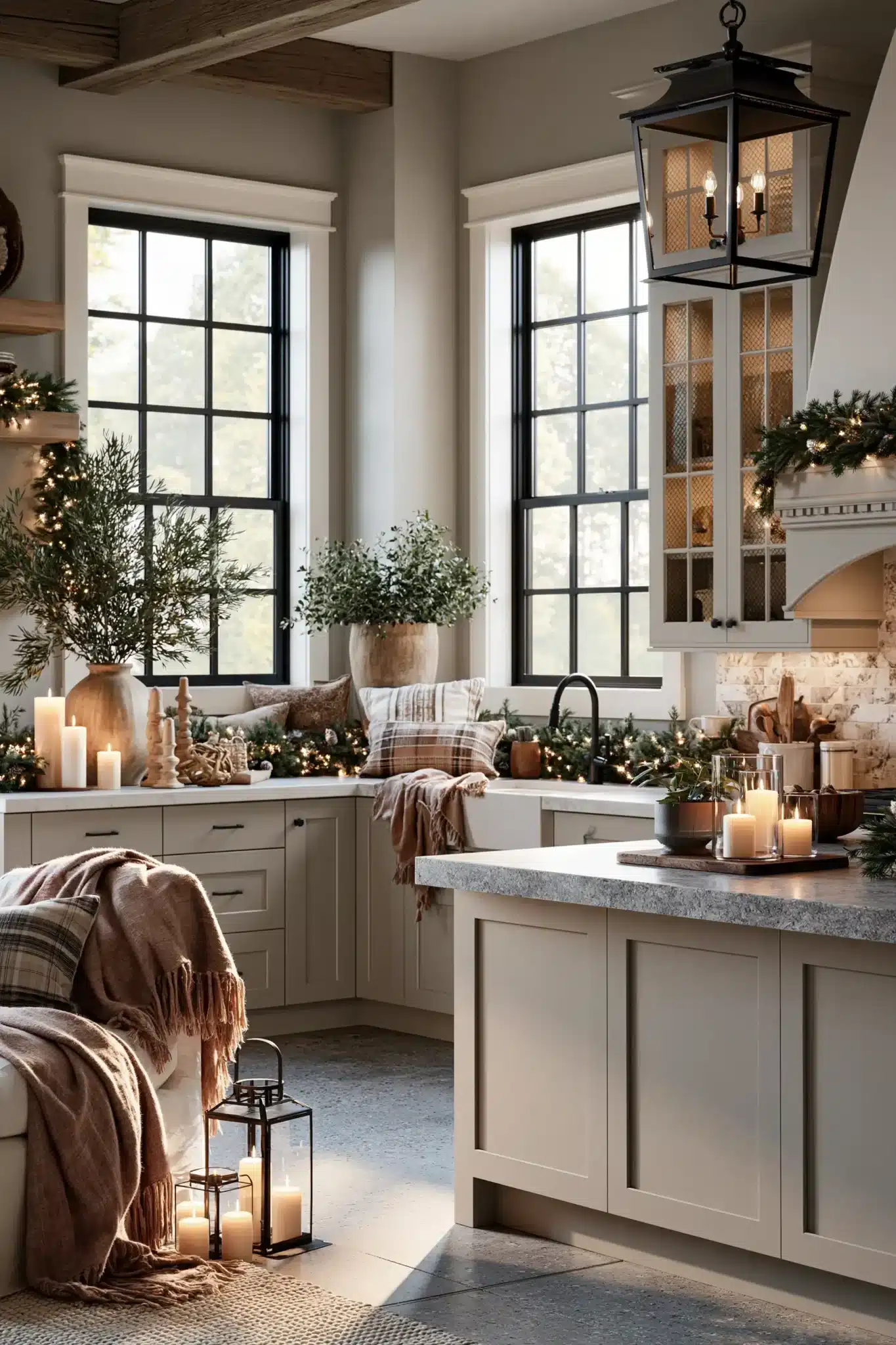 29 Christmas Kitchen Decor Ideas That Make the Heart of the Home Feel Like the Holidays christmas kitchen decor