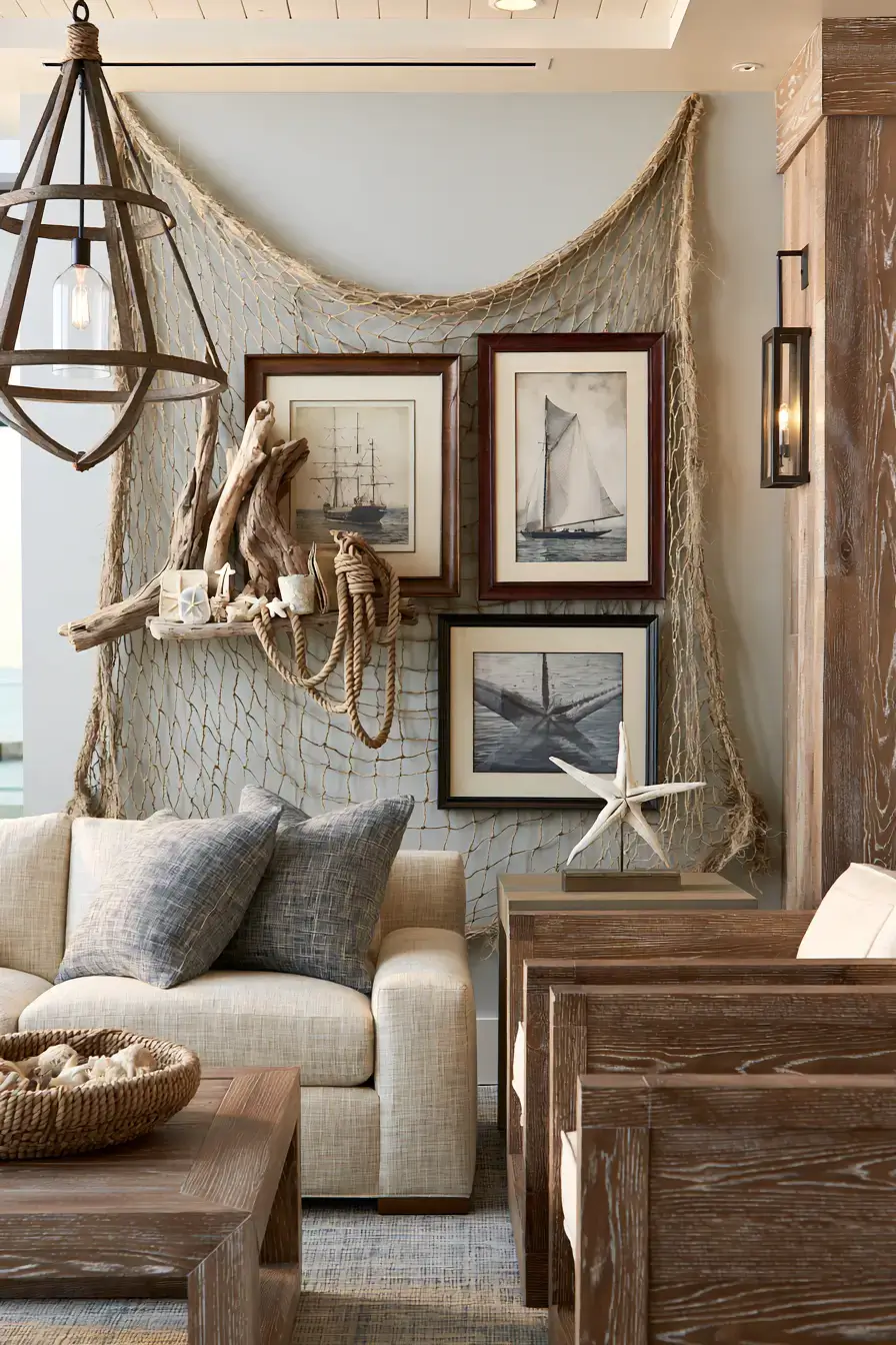 29 Rustic Nautical Decor Ideas with a Driftwood Beam 29 Rustic Nautical Decor Ideas with a Driftwood Beam