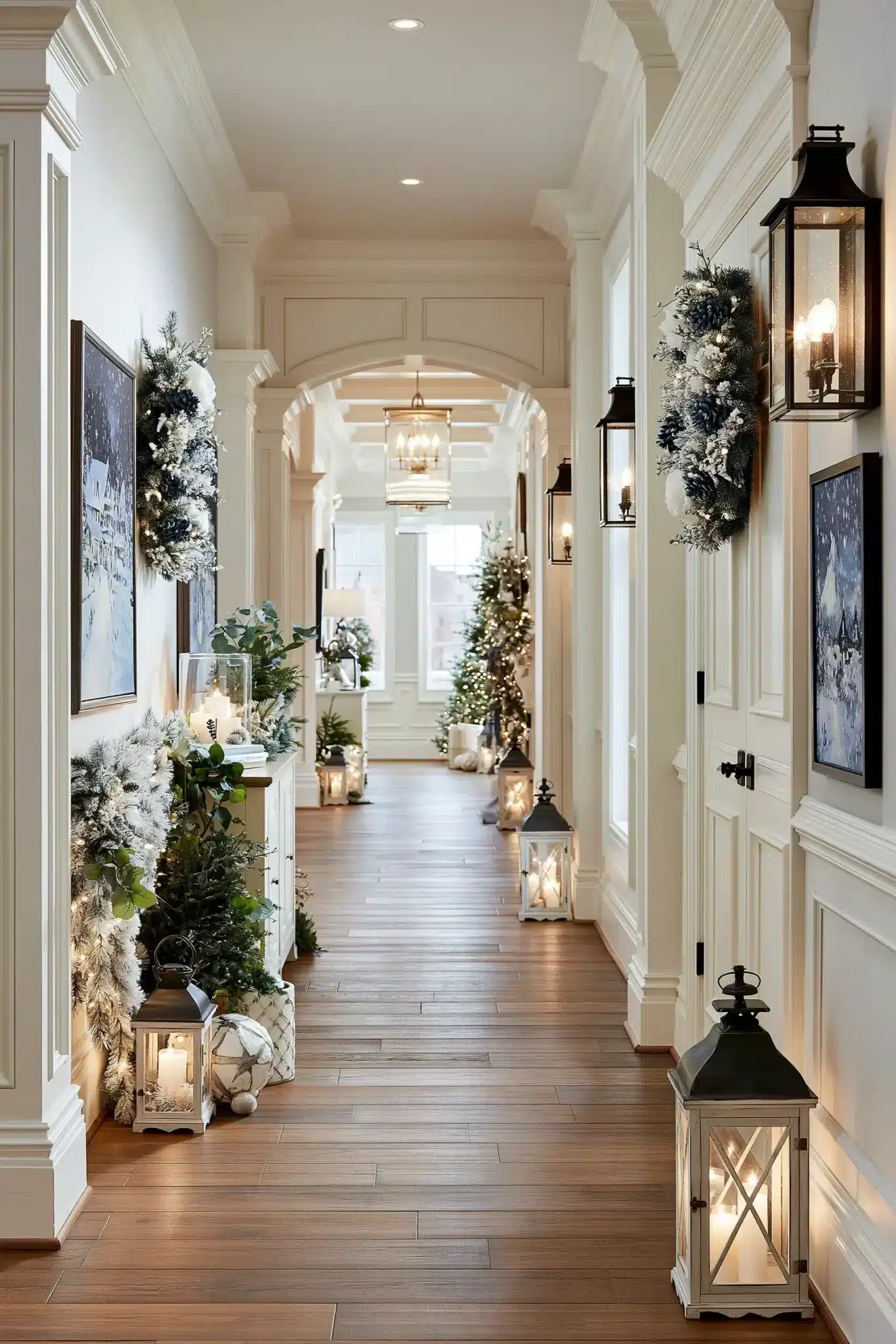 29 Blue Christmas Decor Ideas That Give the Room a Cooler, Calmer Edge blue christmas decor