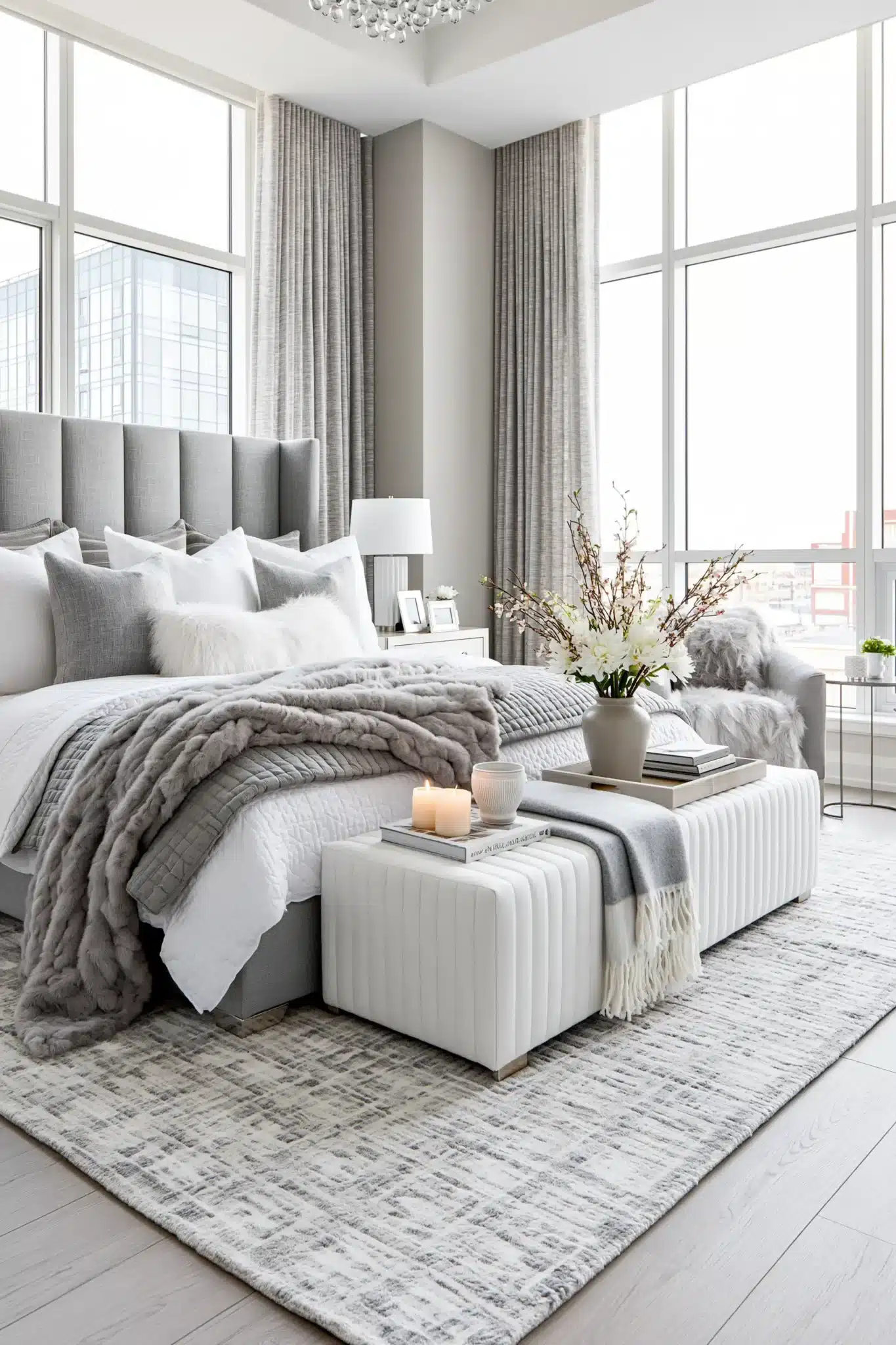 29 Grey and White Bedroom Ideas for a Space That Stays Timeless grey and white bedroom ideas