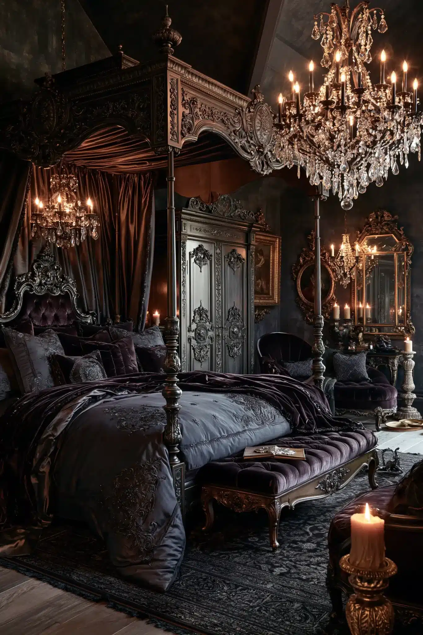 29 Gothic Bedroom Ideas for a Space That Feels Quiet, Not Creepy gothic bedroom