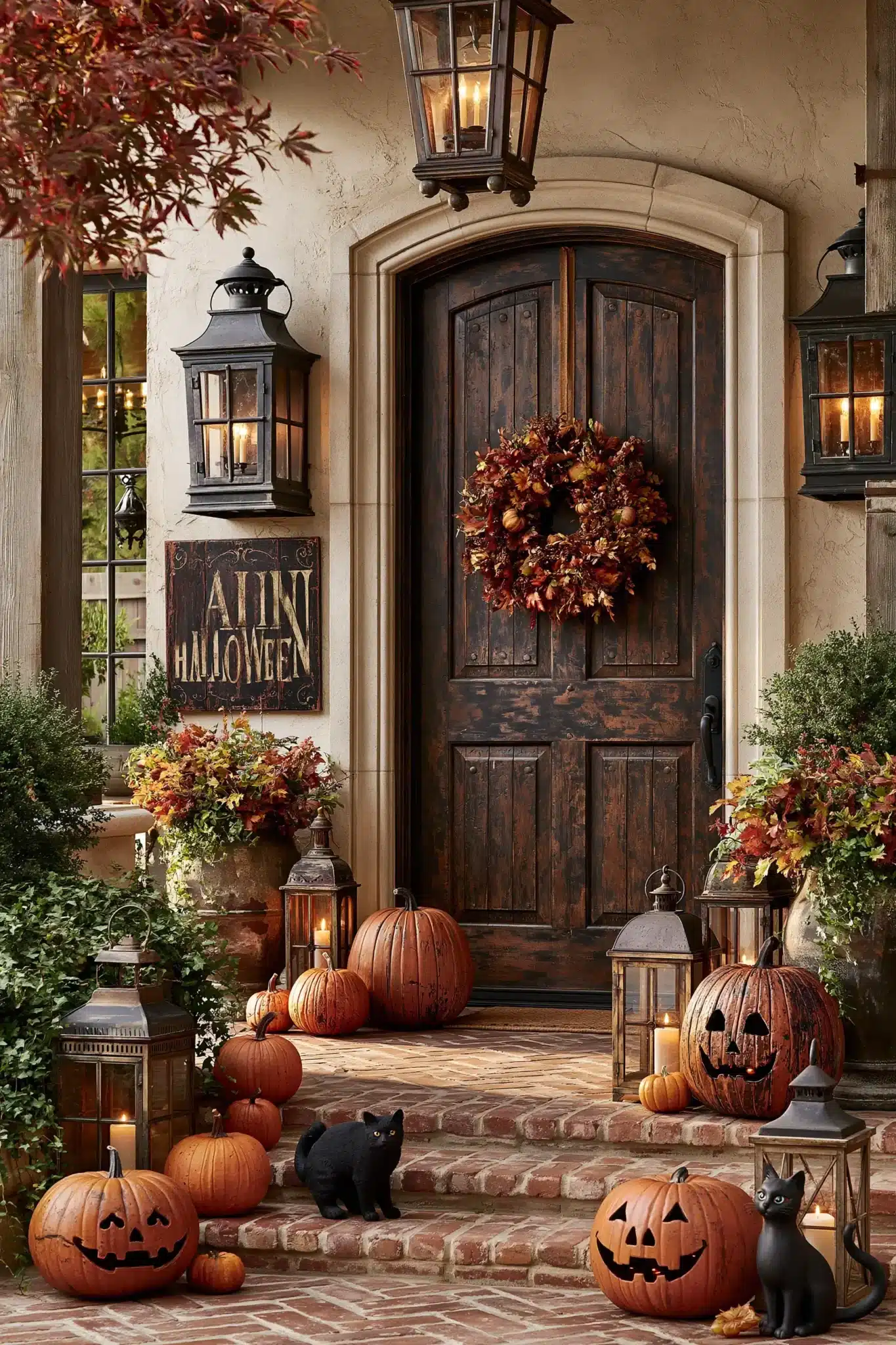 29 Halloween Porch Ideas for an Entry That Welcomes, Not Warns halloween porch ideas