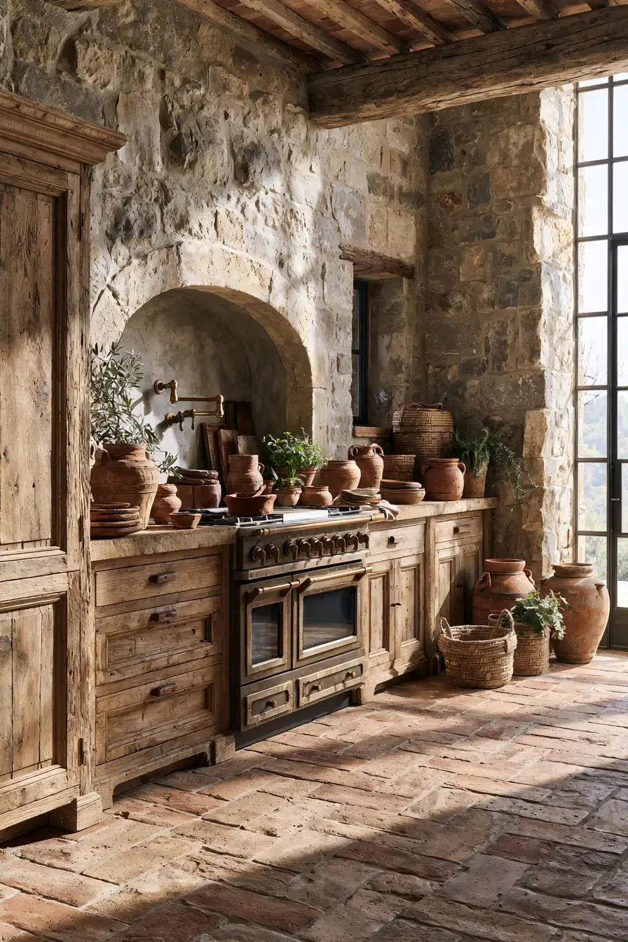 29 Stone Kitchen Ideas for a Room That Feels Built to Last stone kitchen