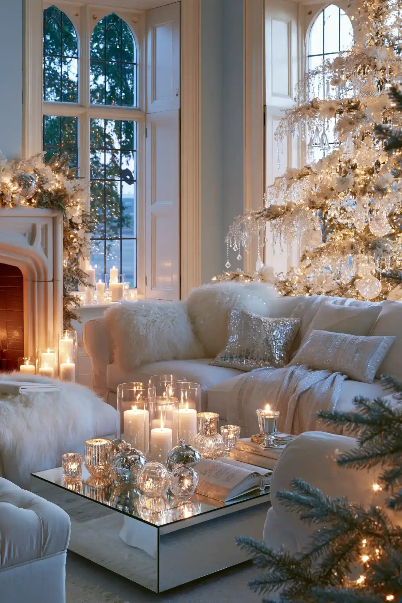 29 White Christmas Decor Ideas That Keep the Season Soft and Quiet white christmas decor