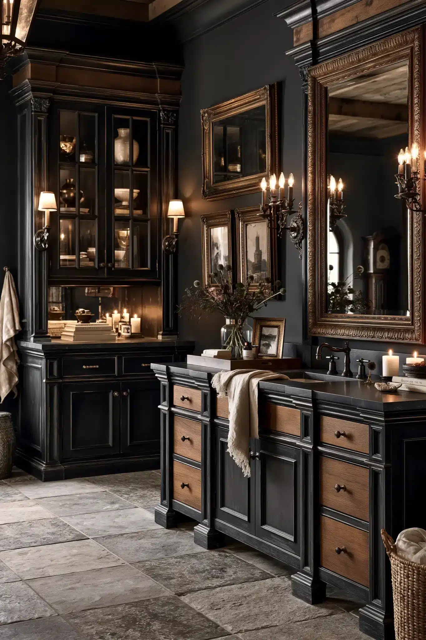 29 Gothic Bathroom Ideas for a Room With Real Atmosphere gothic bathroom