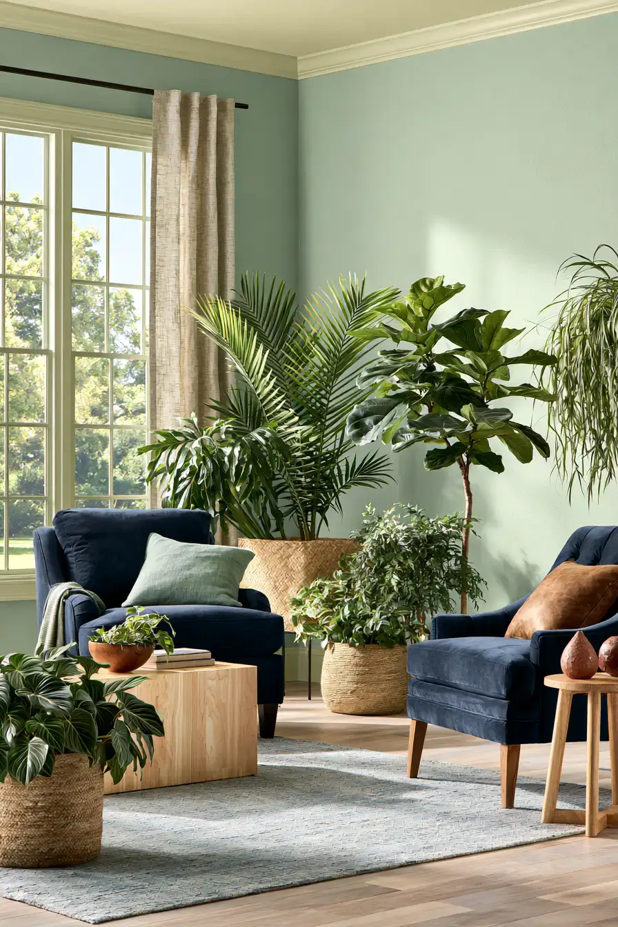 29 Navy and Sage Living Room Ideas with a Sage Sofa 29 Navy and Sage Living Room Ideas with a Sage Sofa