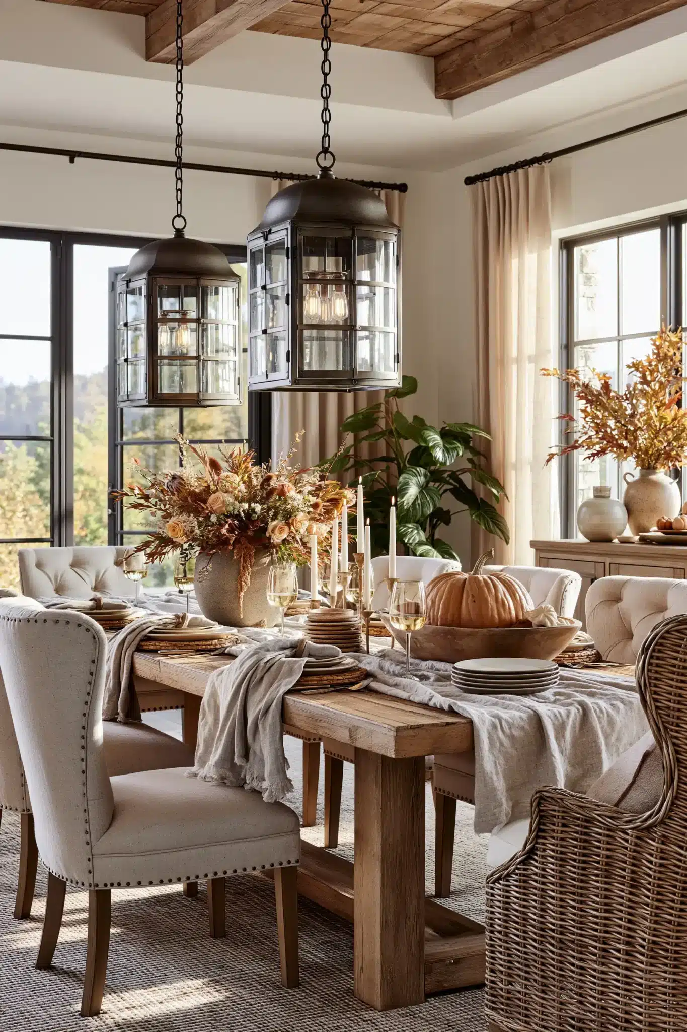 29 Thanksgiving Decor Ideas That Use What You Already Have thanksgiving decor ideas