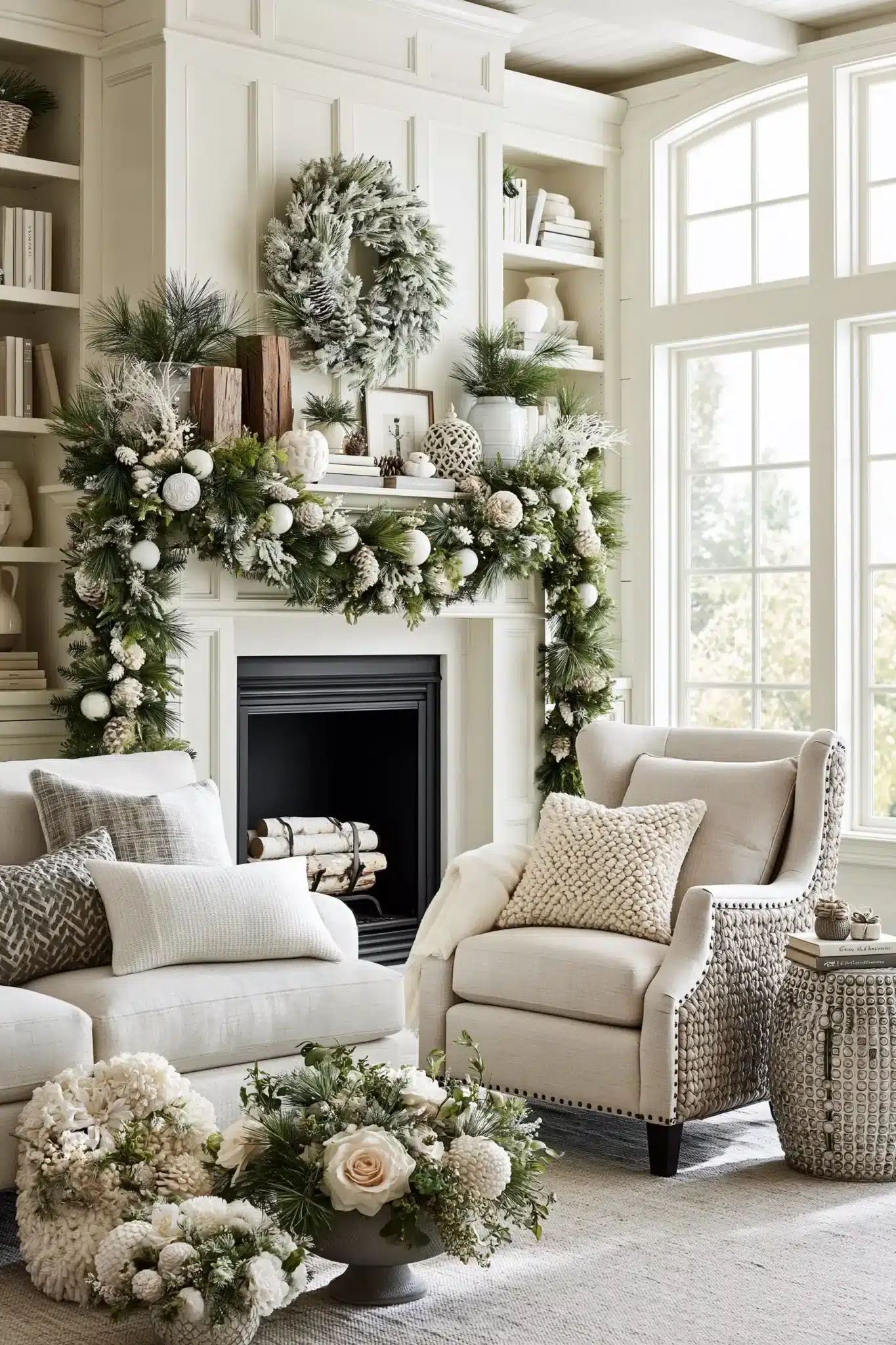 29 White Christmas Decor Ideas That Keep the Season Soft and Quiet white christmas decor