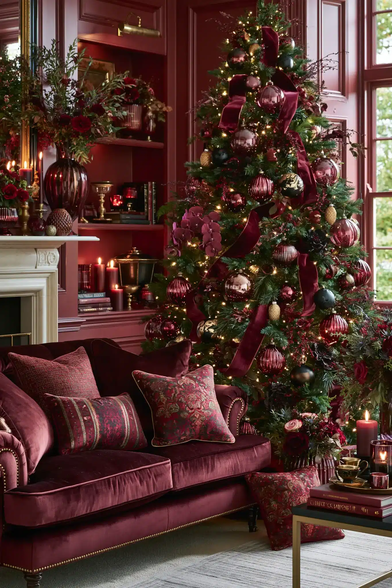 29 Moody Christmas Decor Ideas That Turn Long Evenings Into the Point moody christmas decor