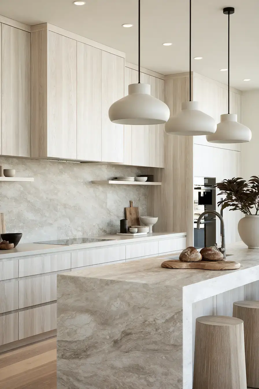 29 Natural Stone Backsplash Kitchen Ideas for a Surface With Real Character natural stone backsplash kitchen