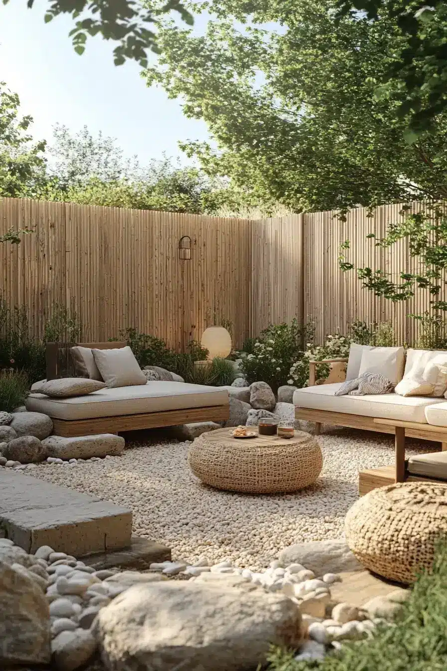 29 Yard Fence Decor Ideas with a Hanging Planter Row
