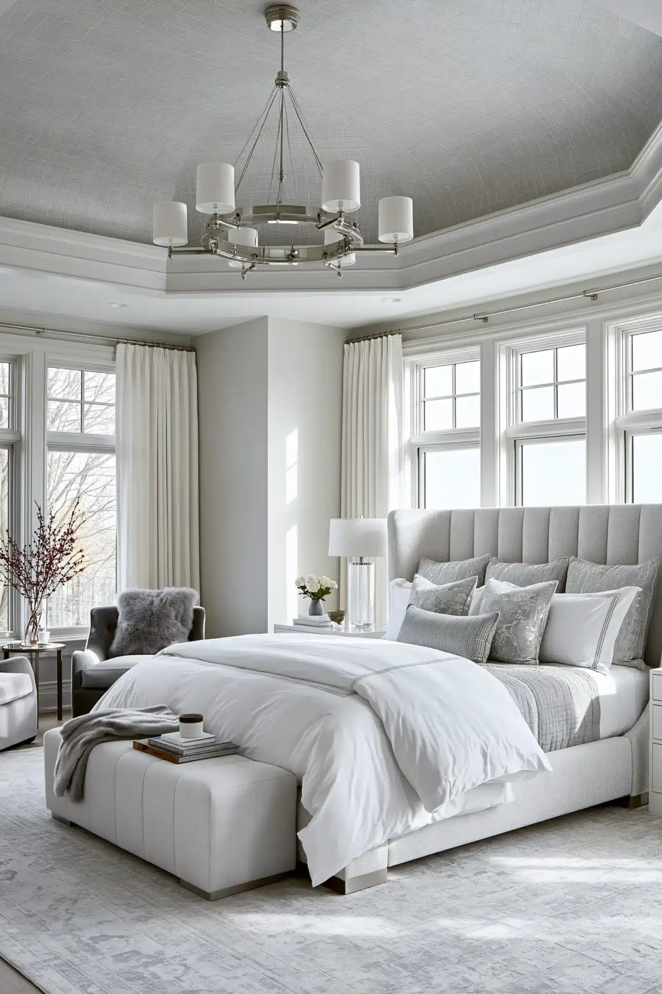 29 Grey and White Bedroom Ideas for a Space That Stays Timeless grey and white bedroom ideas