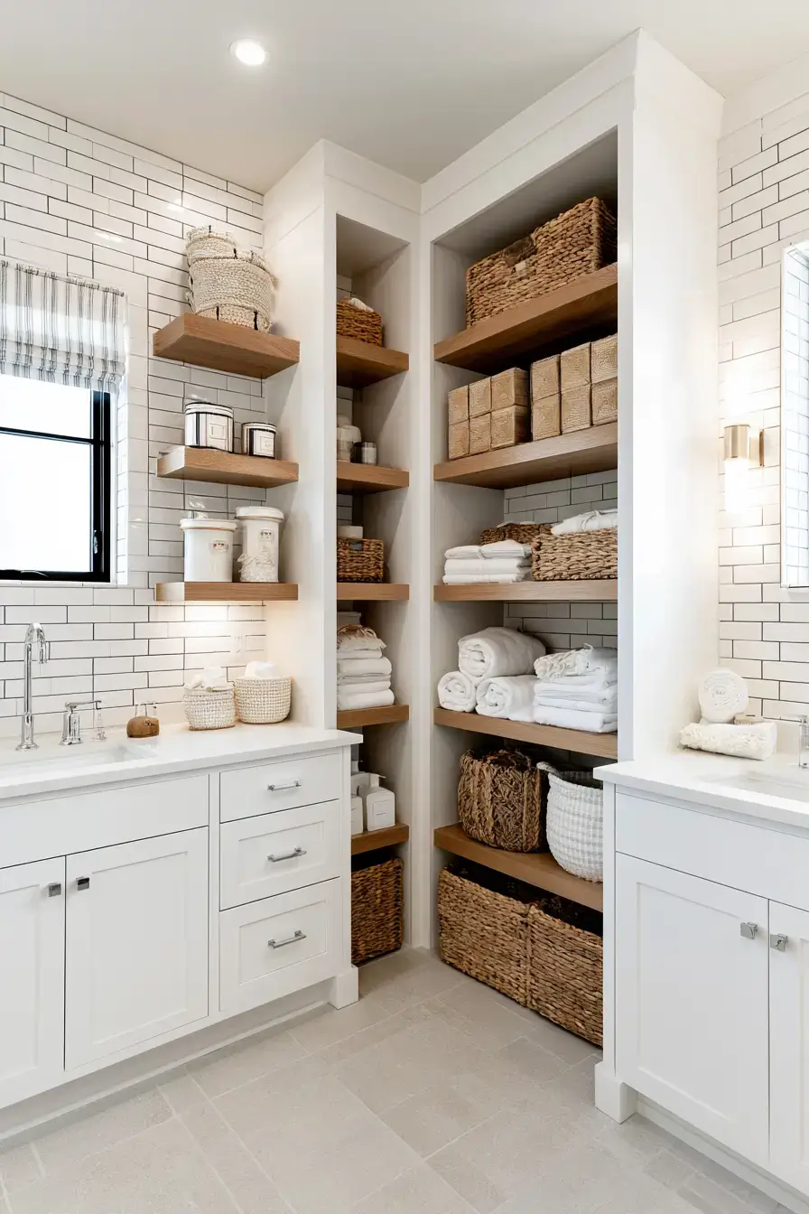 29 Nautical Bathroom Ideas with a Rope Towel Ladder 29 Nautical Bathroom Ideas with a Rope Towel Ladder
