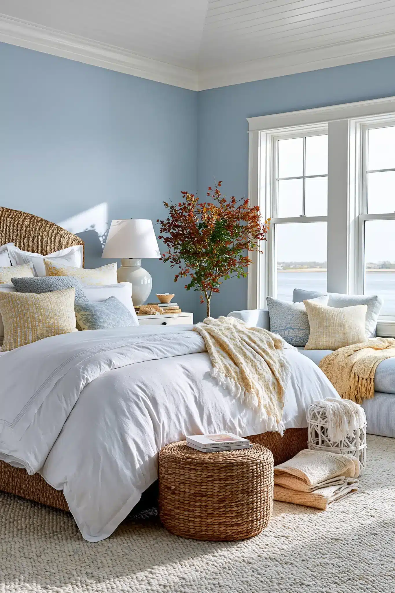 29 Light Blue and Yellow Bedroom Ideas for a Room That Wakes Up Early light blue and yellow bedroom