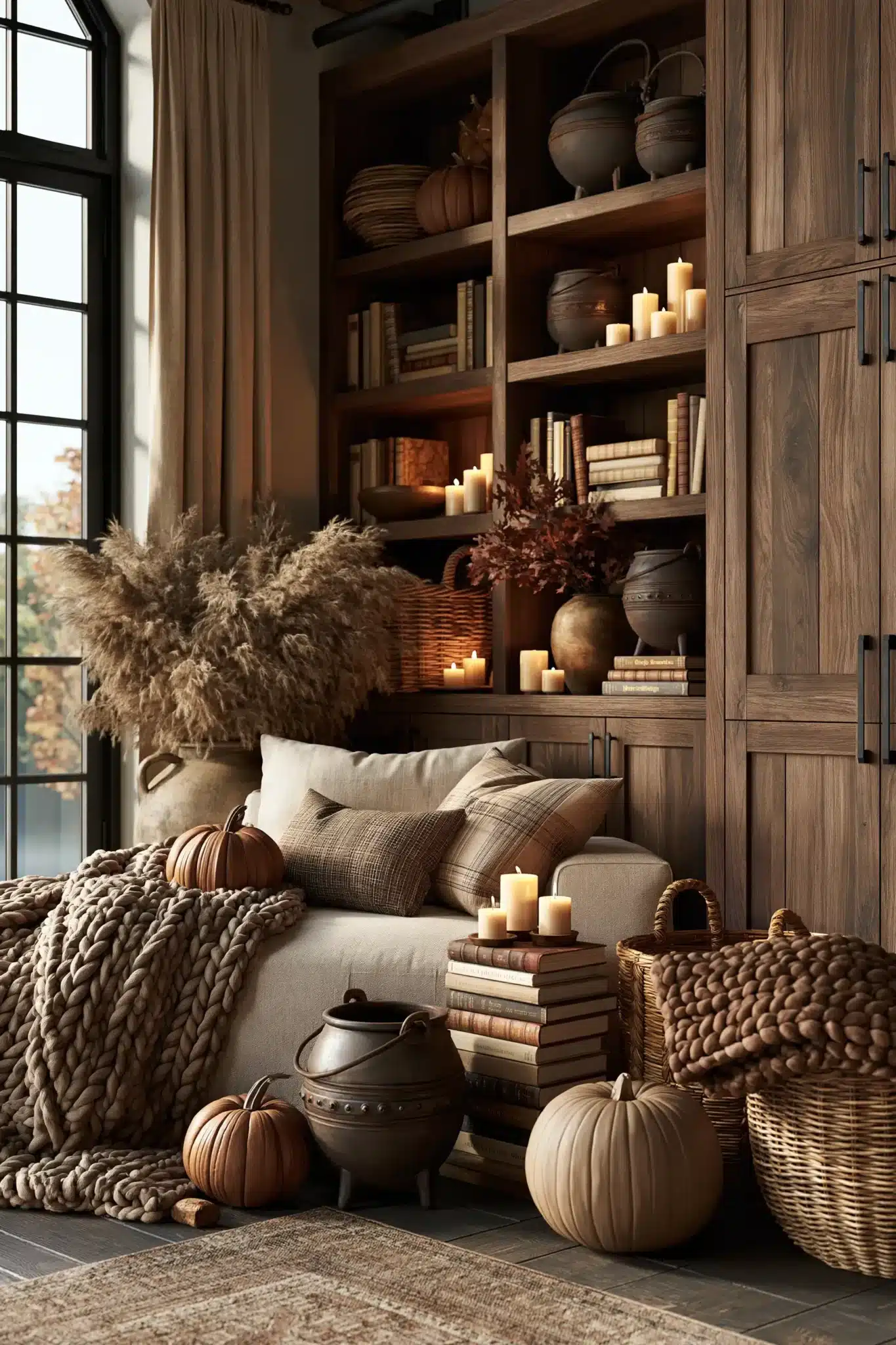 29 Fall Halloween Decor Ideas for a Season That Blends Both Holidays fall halloween decor